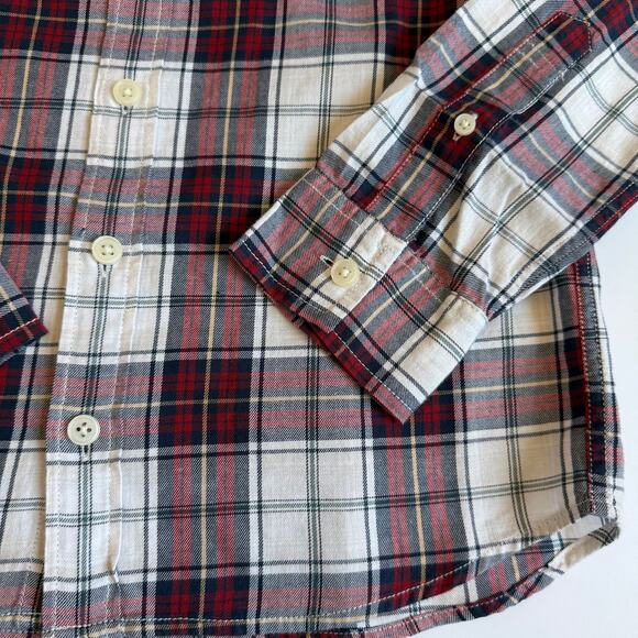 Abercrombie Kids Plaid Button Down Cotton Shirt 9/10 - Picture 3 of 10